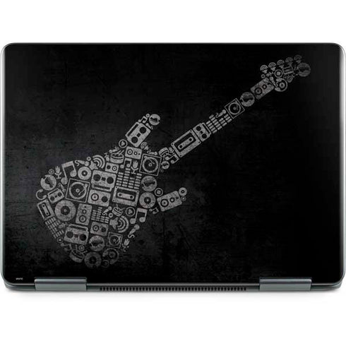 Guitar Pattern Notebook 9 Pro 13in (2017) Skin